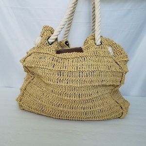 Abercrombie & fitch straw beach bag [AE9]
